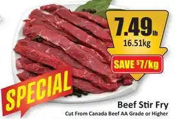 Starsky Beef Stir Fry offer