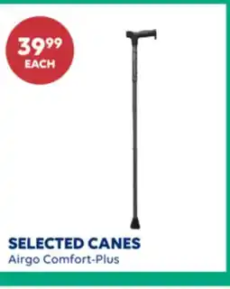 Wellwise by Shoppers Airgo Comfort-Plus SELECTED CANES offer