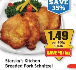 Starsky Starsky's Kitchen Breaded Pork Schnitzel offer