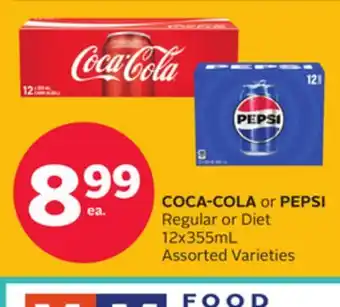 Rexall COCA-COLA or PEPSI Regular or Diet offer