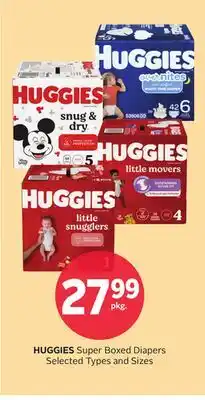 Rexall HUGGIES Super Boxed Diapers offer