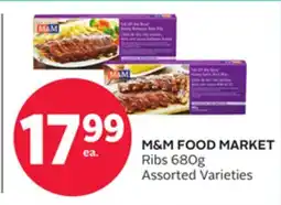 Rexall M & M FOOD MARKET Ribs offer
