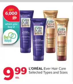 Rexall L' ORÉAL Ever Hair Care offer