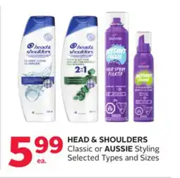 Rexall HEAD & SHOULDERS Classic or AUSSIE Styling offer