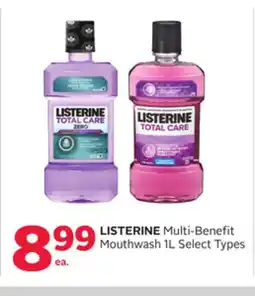 Rexall LISTERINE Multi-Benefit Mouthwash 1L offer
