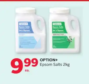 Rexall OPTION+ Epsom Salts offer