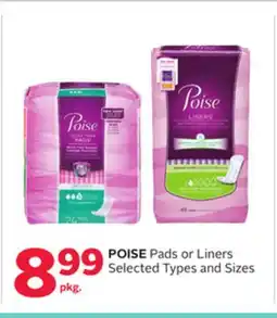 Rexall POISE Pads or Liners offer