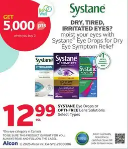 Rexall SYSTANE Eye Drops or OPTI-FREE Lens Solutions offer