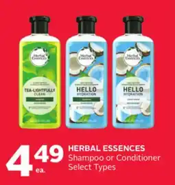 Rexall HERBAL ESSENCES Shampoo or Conditioner offer
