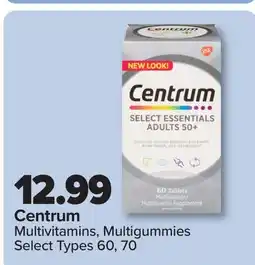 PharmaChoice Multivitamins Select Types 60, 70 offer