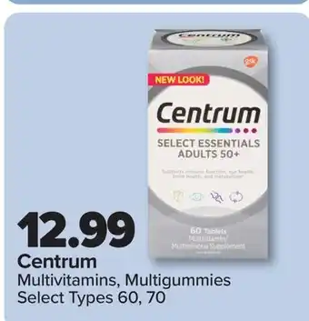 PharmaChoice Multivitamins Select Types 60, 70 offer