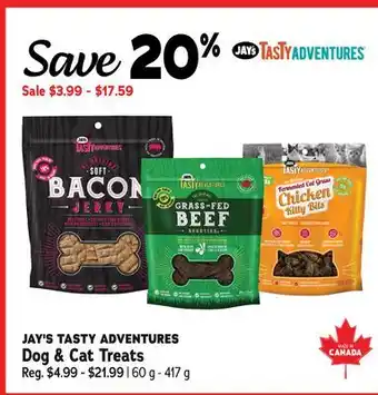 Ren’s Pets Depot JAY'S TASTY ADVENTURES Dog & Cat Treats offer