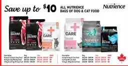 Ren’s Pets Depot NUTRIENCE BAGS OF DOG & CAT FOOD offer