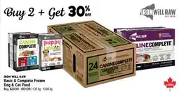 Ren’s Pets Depot IRON WILL RAW Basic & Complete Frozen Dog & Cat Food offer
