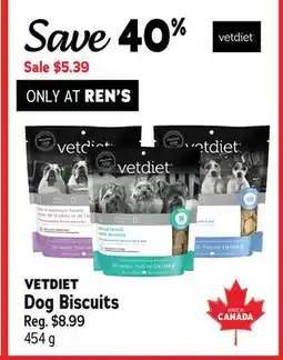 Ren’s Pets Depot VETDIET Dog Biscuits offer