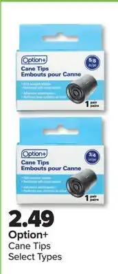 PharmaChoice Option+ Cane Tips offer