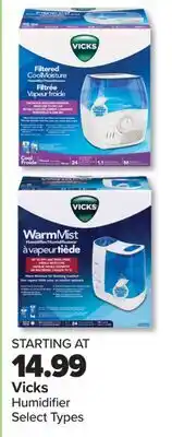 PharmaChoice Vicks Humidifier offer