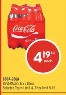 Shoppers Drug Mart COCA-COLA BEVERAGES offer