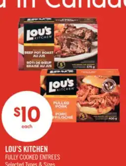 Shoppers Drug Mart LOU'S KITCHEN FULLY COOKED ENTREES offer