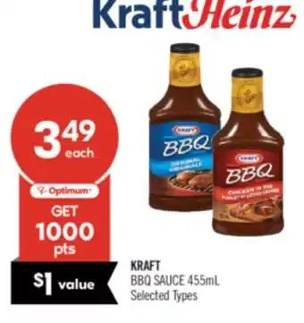 Shoppers Drug Mart KRAFT BBQ SAUCE offer
