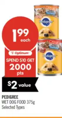 Shoppers Drug Mart PEDIGREE WET DOG FOOD offer