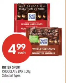 Shoppers Drug Mart RITTER SPORT CHOCOLATE BAR offer