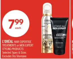 Shoppers Drug Mart L'ORÉAL HAIR EXPERTISE TREATMENTS or MEN EXPERT STYLING PRODUCTS offer