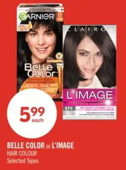 Shoppers Drug Mart BELLE COLOR or L'IMAGE HAIR COLOUR offer