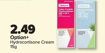 RxHealthMed Option+ Hydrocortisone Cream offer