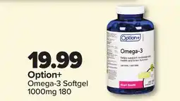 RxHealthMed Option+ Omega-3 Softgel offer