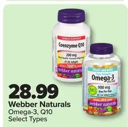 RxHealthMed Webber Naturals Omega-3, Q10 offer