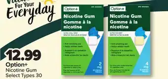 RxHealthMed Option+ Nicotine Gum offer