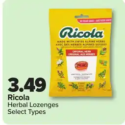 RxHealthMed Ricola Herbal Lozenges offer