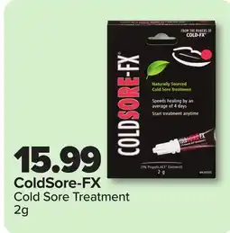 RxHealthMed ColdSore-FX Cold Sore Treatment offer