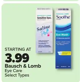 RxHealthMed Bausch & Lomb Eye Care offer