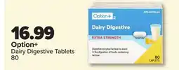 RxHealthMed Option+ Dairy Digestive Tablets offer