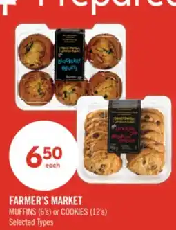Shoppers Drug Mart FARMER'S MARKET MUFFINS (6's) or COOKIES (12's) offer