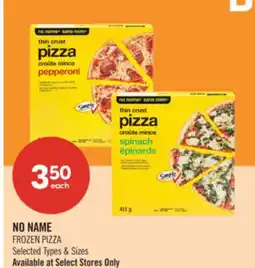 Shoppers Drug Mart NO NAME FROZEN PIZZA offer
