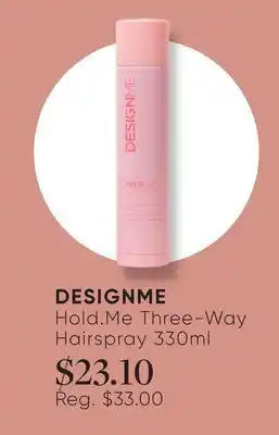 Chatters Salon DESIGNME Hold. Me Three-Way Hairspray offer