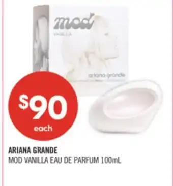 Shoppers Drug Mart ARIANA GRANDE MOD VANILLA EAU DE PARFUM 100mL offer