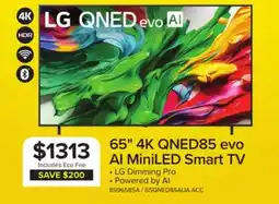 Leon's LG 65 4K Smart QNED evo AI Mini-LED TV - 65QNED85AUA offer