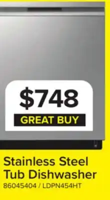 Leon's LG Smudge Resistant Stainless Steel Dishwasher with QuadWash - LDPN454HT offer
