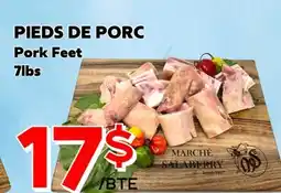 Marche Salaberry PIEDS DE PORC offer