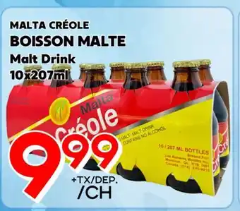 Marche Salaberry BOISSON MALTE MALTA CRÉOLE offer
