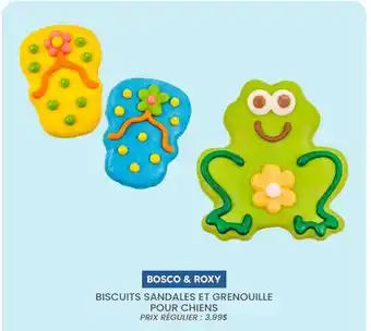 Chico BISCUITS SANDALES ET GRENOUILLE POUR CHIENS BOSCO & ROXY offer
