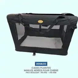 Chico CAGE PLIANTE MAILLE AÉRÉE POUR CHIENS ZOO & CO offer