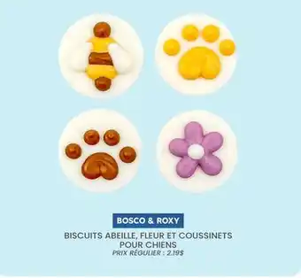 Chico BISCUITS ABEILLE FLEUR ET COUSSINETS POUR CHIENS BOSCO & ROXY offer