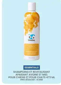 Chico SHAMPOING ET REVITALISANT APAISANT AVOINE ET MIEL POUR CHIENS ET POUR CHATS ESSENTIALS offer