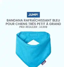 Chico BANDANA RAFRAÎCHISSANT BLEU POUR CHIENS TRÈS PETIT À GRAND JUMP offer