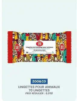 Chico Lingettes pour animaux 70 Lingettes ZOO & CO offer